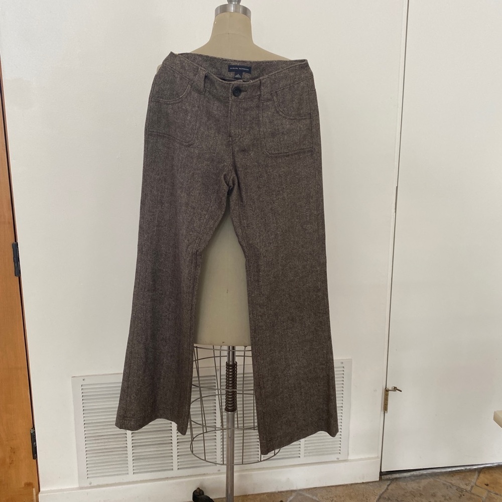 Banana republic tweed wool brown trousers